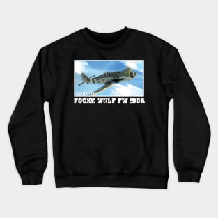 Luftwaffe FW190 Pilot Gift Battle of Britain German Warbird WW2 Crewneck Sweatshirt